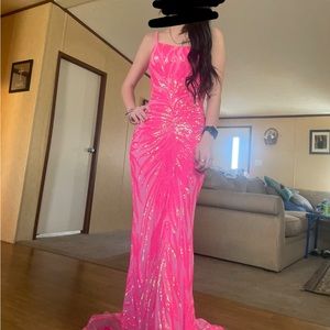 jovani prom dress, tried on but never worn more than 5 minutes. tag still on